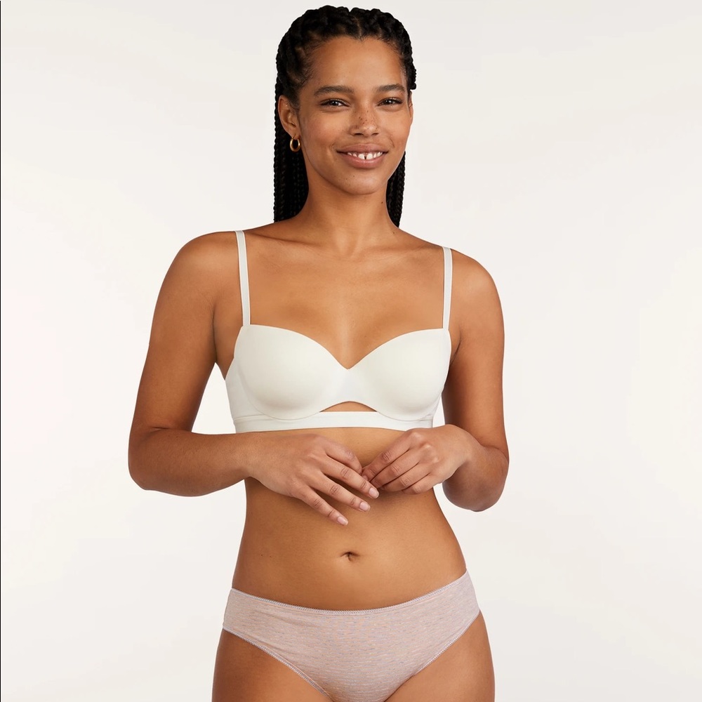 ThirdLove Pima Cotton Tshirt Bra 32D Sea Salt NWOT